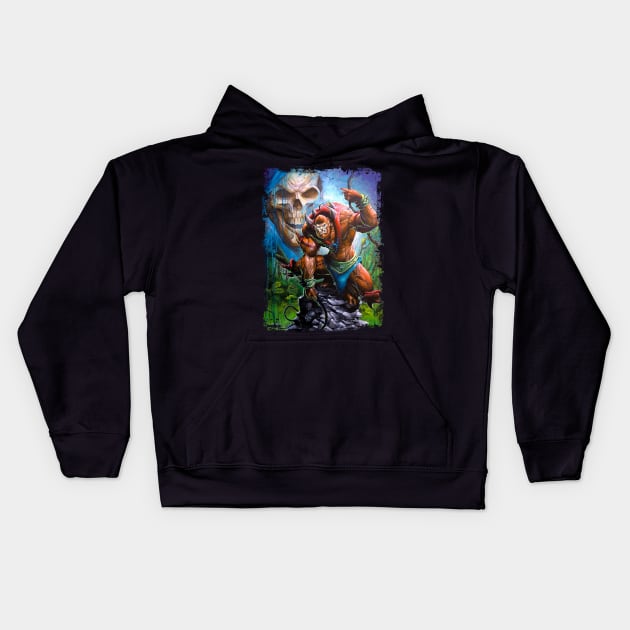 Beast Mode Kids Hoodie by chudd